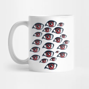 anime eyes Red Eyes Mug